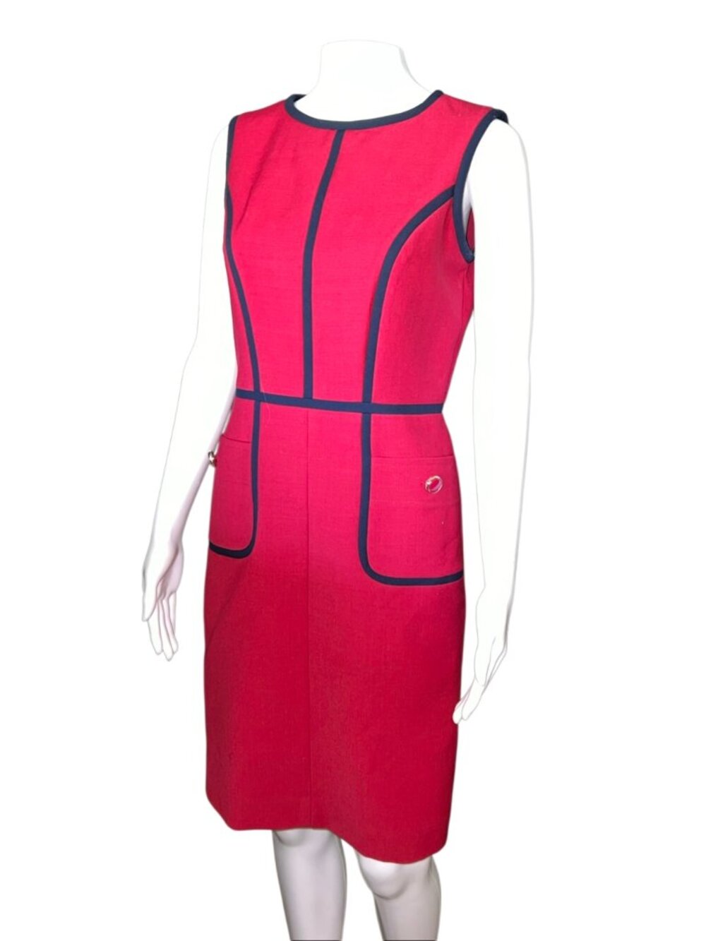 Tory Burch Knee Length Red Dress Size 2